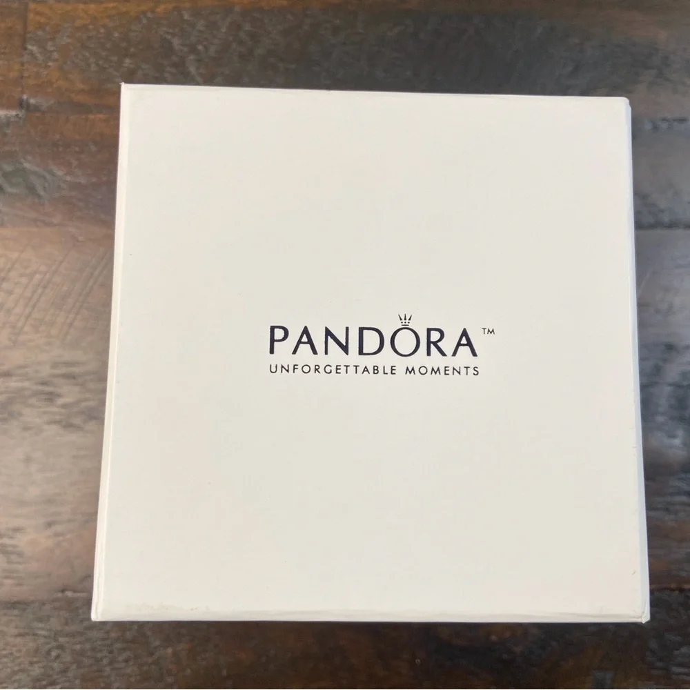 Pandora White Porcelain Snowball Christmas Tree Ornament 2011